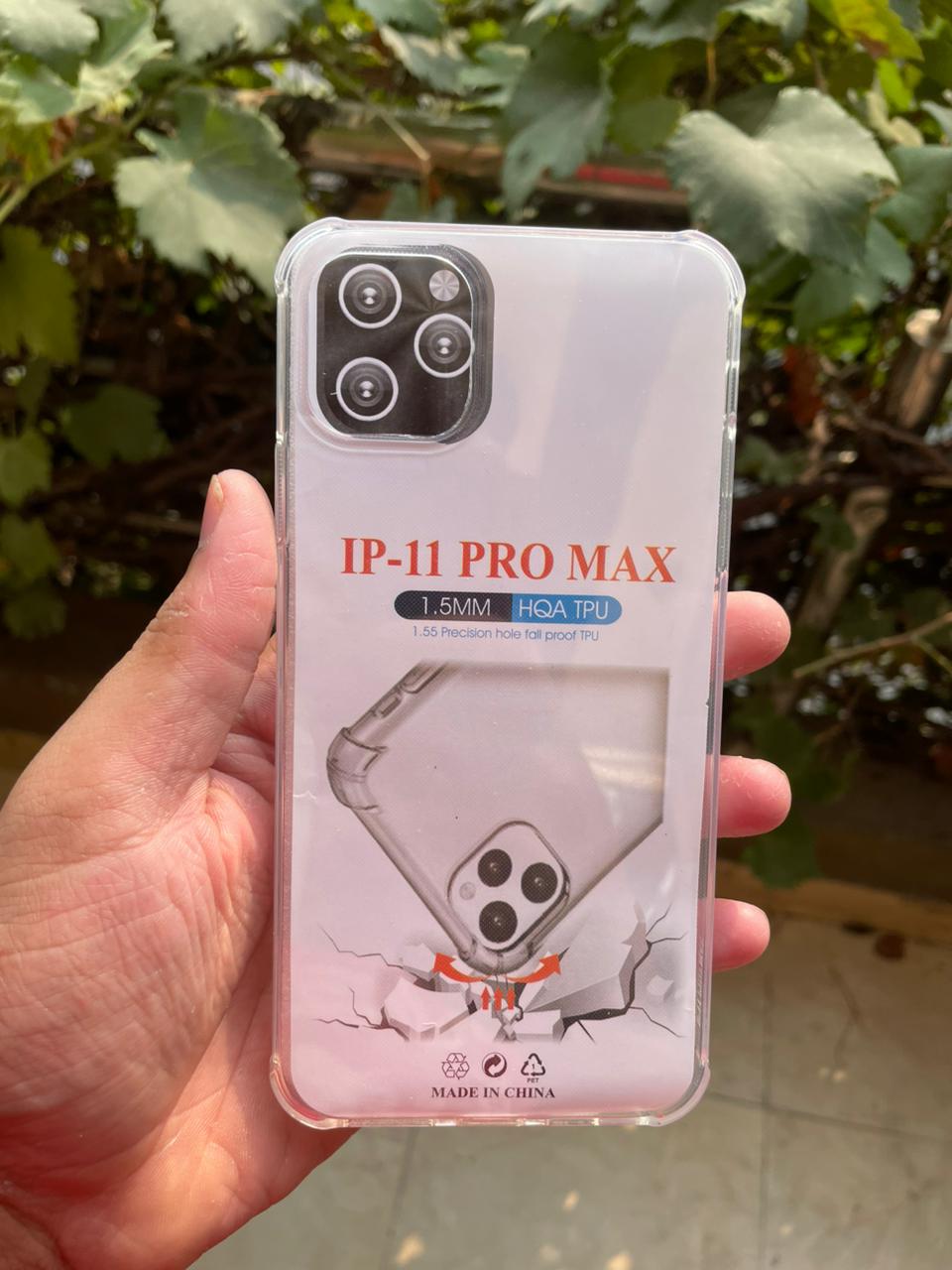 Silicone Transparent Soft Case for iPhone 11 Pro Max – Clear TPU Back Cover | Slim Shockproof Protective Case