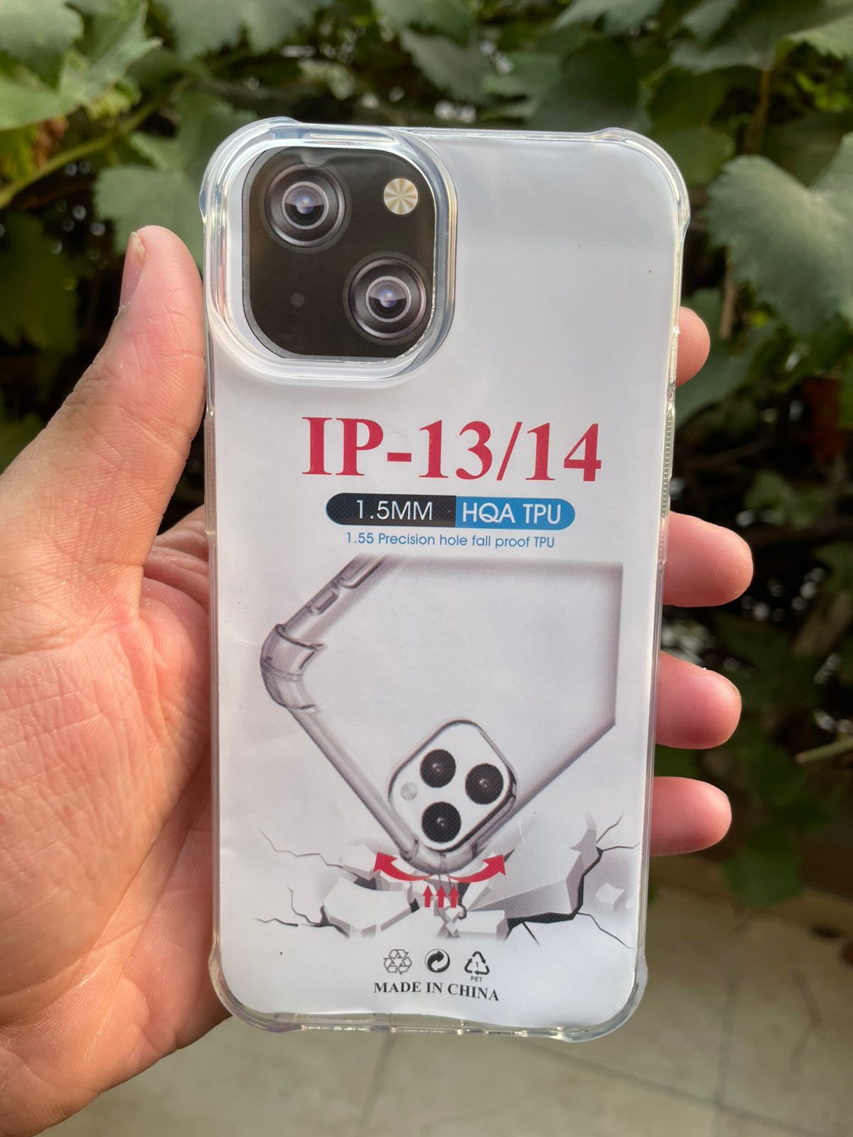 Silicone Soft Transparent Case for iPhone 13 / iPhone 14 – Clear TPU Back Cover | Slim Shockproof Protective Case