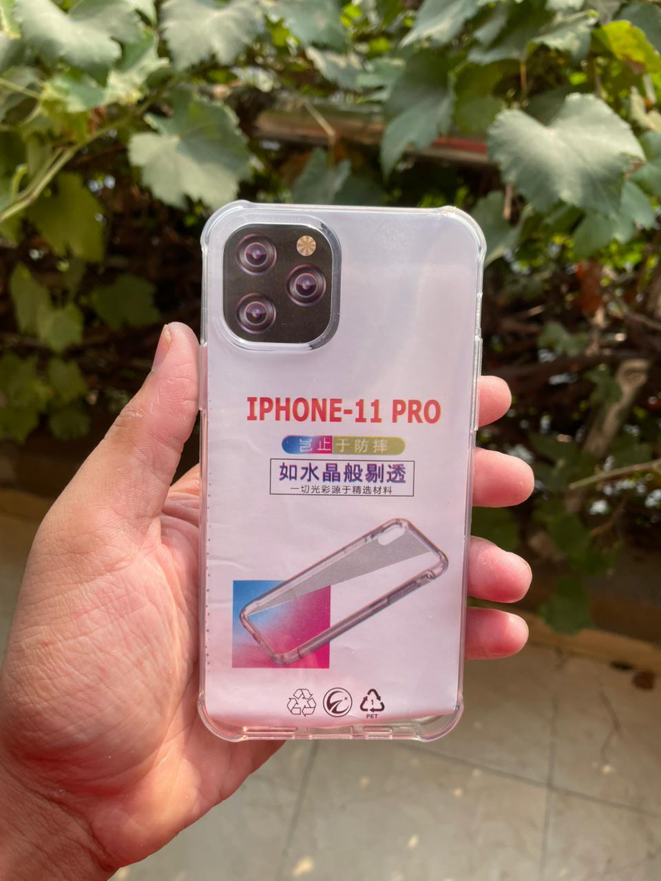 Transparent Silicone Case for iPhone 11 Pro – Clear Soft TPU Back Cover | Slim Shockproof Protective Case