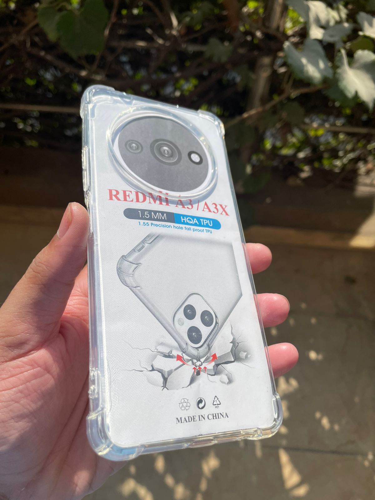 Soft Silicone Transparent TPU Case for Redmi A3 / Redmi A3x – Clear Slim Shockproof Protective Cover