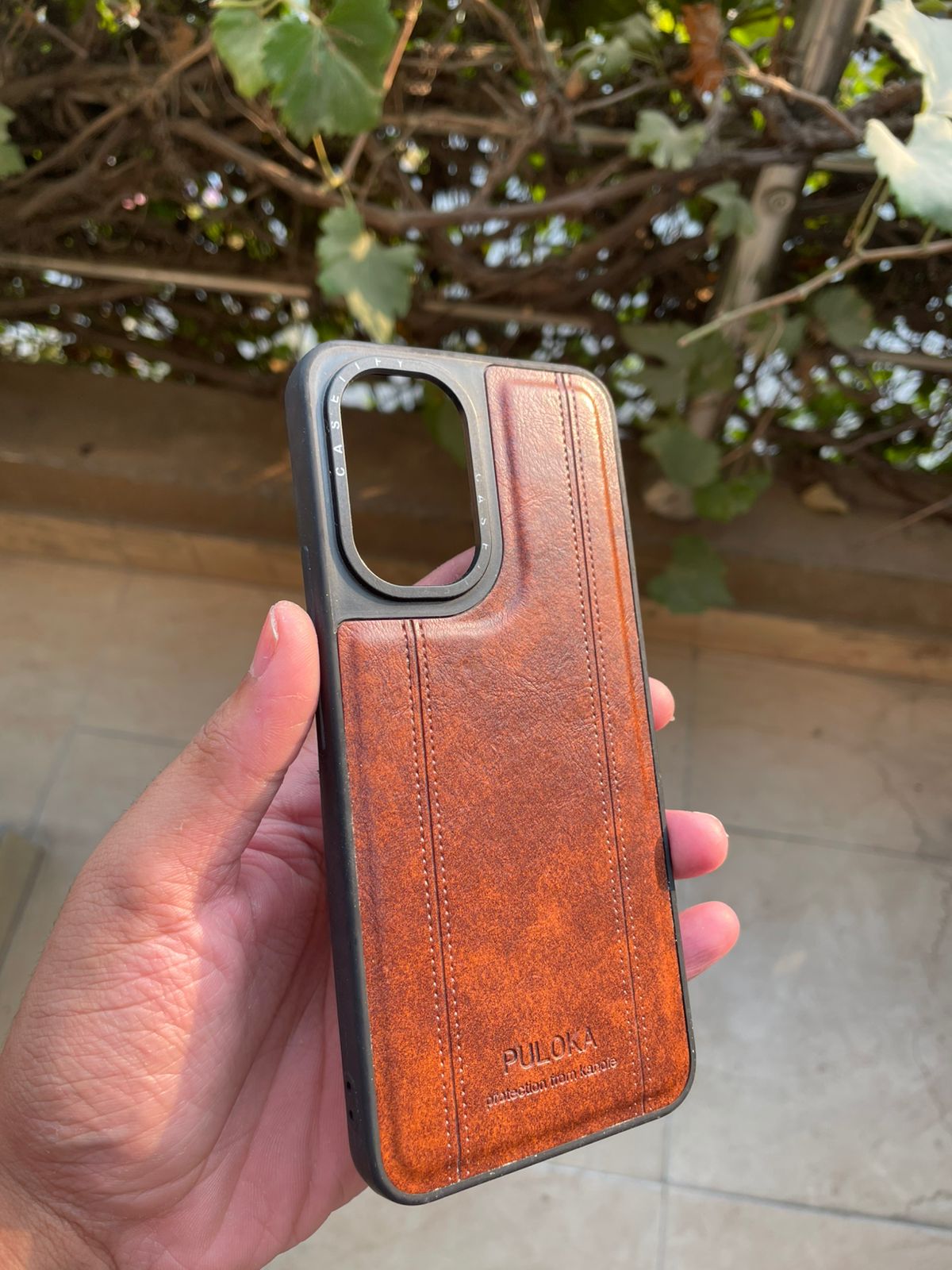 Premium Brown Leather Case for Vivo Y03 / Vivo Y18 – Soft PU Leather Protective Cover