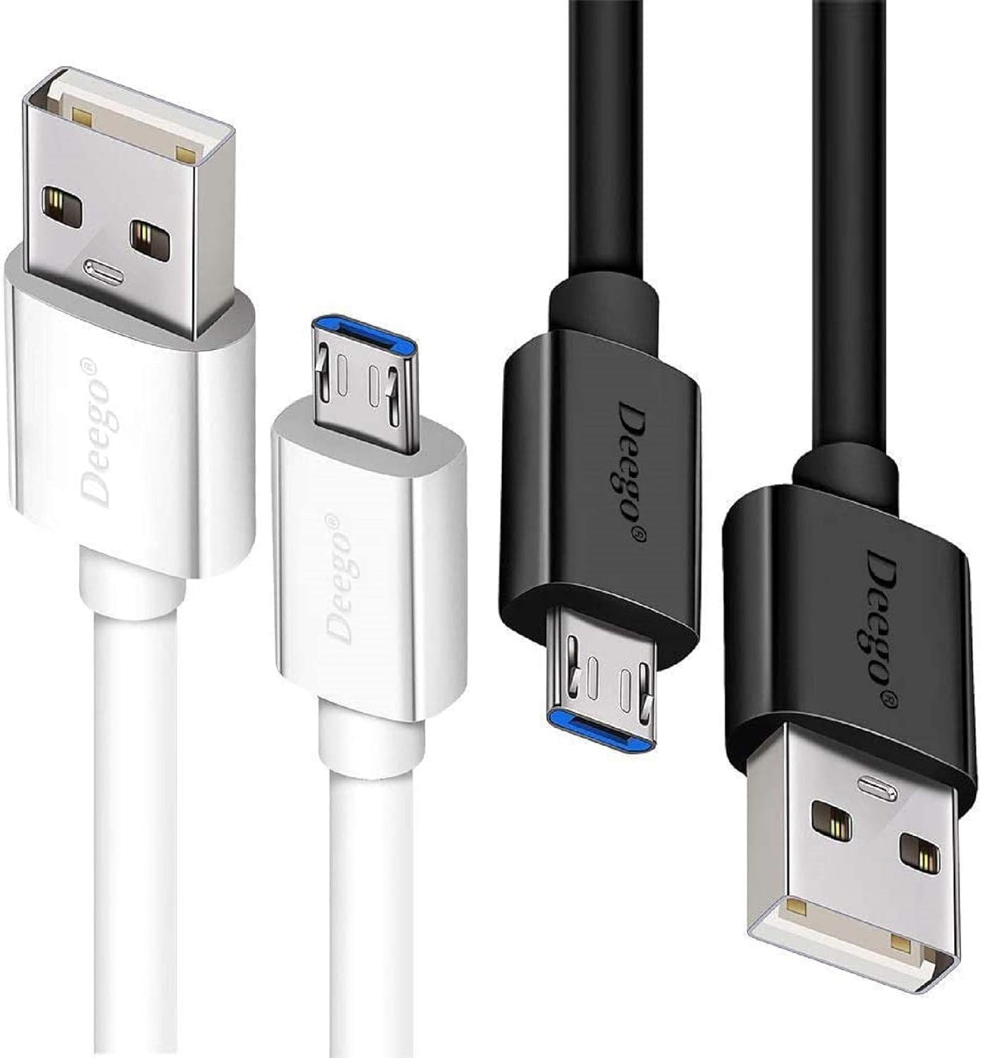 Original Silicone Micro USB Cable (1.0m) – 6.0A Fast Charging Cable | Premium Soft Silicone Charging & Data Cable – Mix Colours