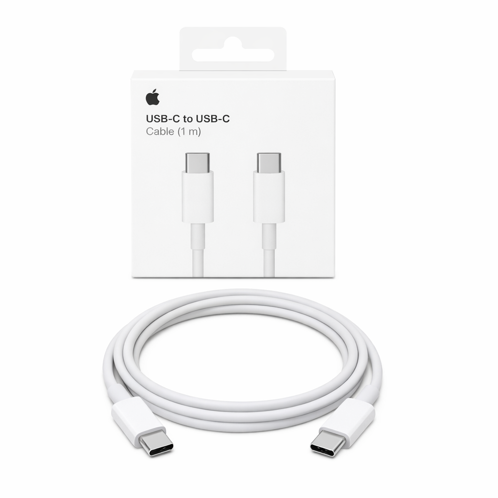 Original Apple USB-C to USB-C Cable (1m) – 60W Fast Charging Premium Type-C Cable | High-Quality Data & Charging Cable