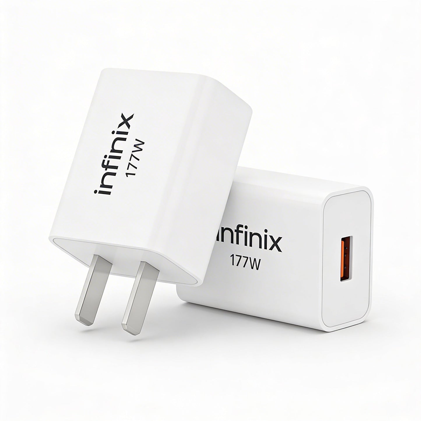 Original Infinix 177W Fast Charging Adapter – Single USB Port Super High-Power Charger | Premium Original Adapter