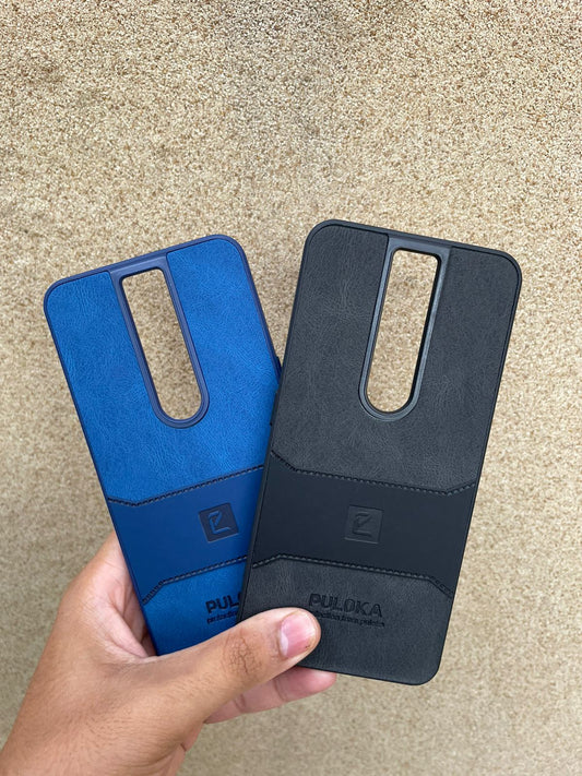 Premium Soft Leather Cloth Case for OPPO F11 Pro – Luxury Fabric Back Cover | Slim Shockproof Protective Case