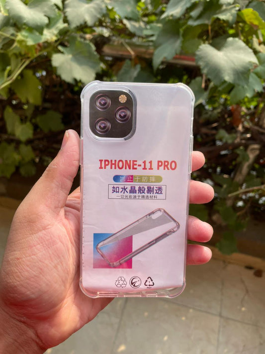 Transparent Silicone Case for iPhone 11 Pro – Clear Soft TPU Back Cover | Slim Shockproof Protective Case