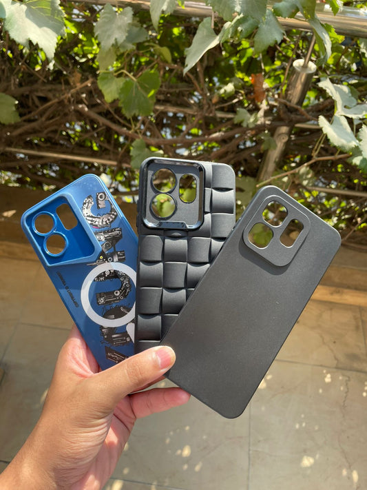 Silicone Simple & Puffer Design Cases for Infinix Smart 9 / Hot 50i – Shockproof Soft Back Covers | Slim Protective Mobile Cases