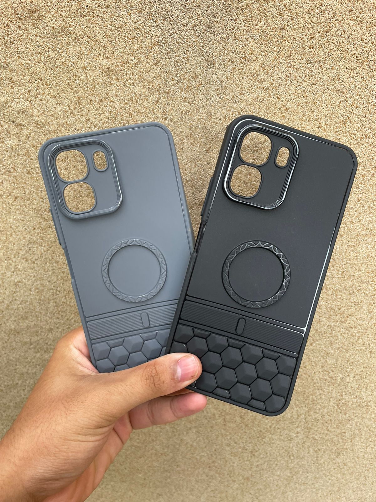 Stylish Silicone Design Case for OPPO A6x – Shockproof Soft Back Cover | Slim Protective Mobile Case