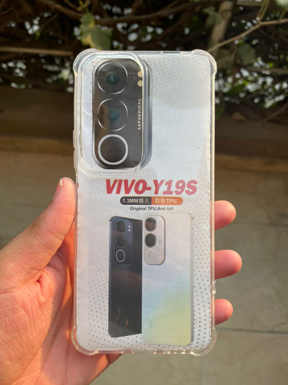 Soft Silicone Transparent Case for Vivo Y19s – Clear Slim Protective Cover