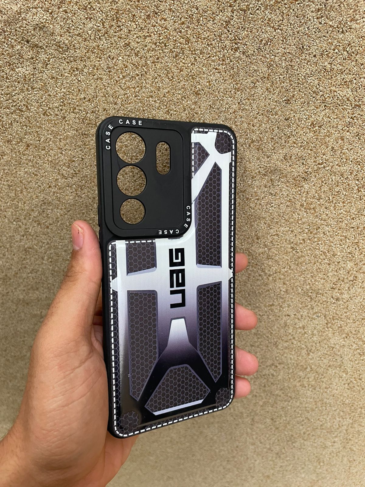 Soft Silicon Puffer Design Cover for Vivo V29e – Stylish Shockproof Protective Case