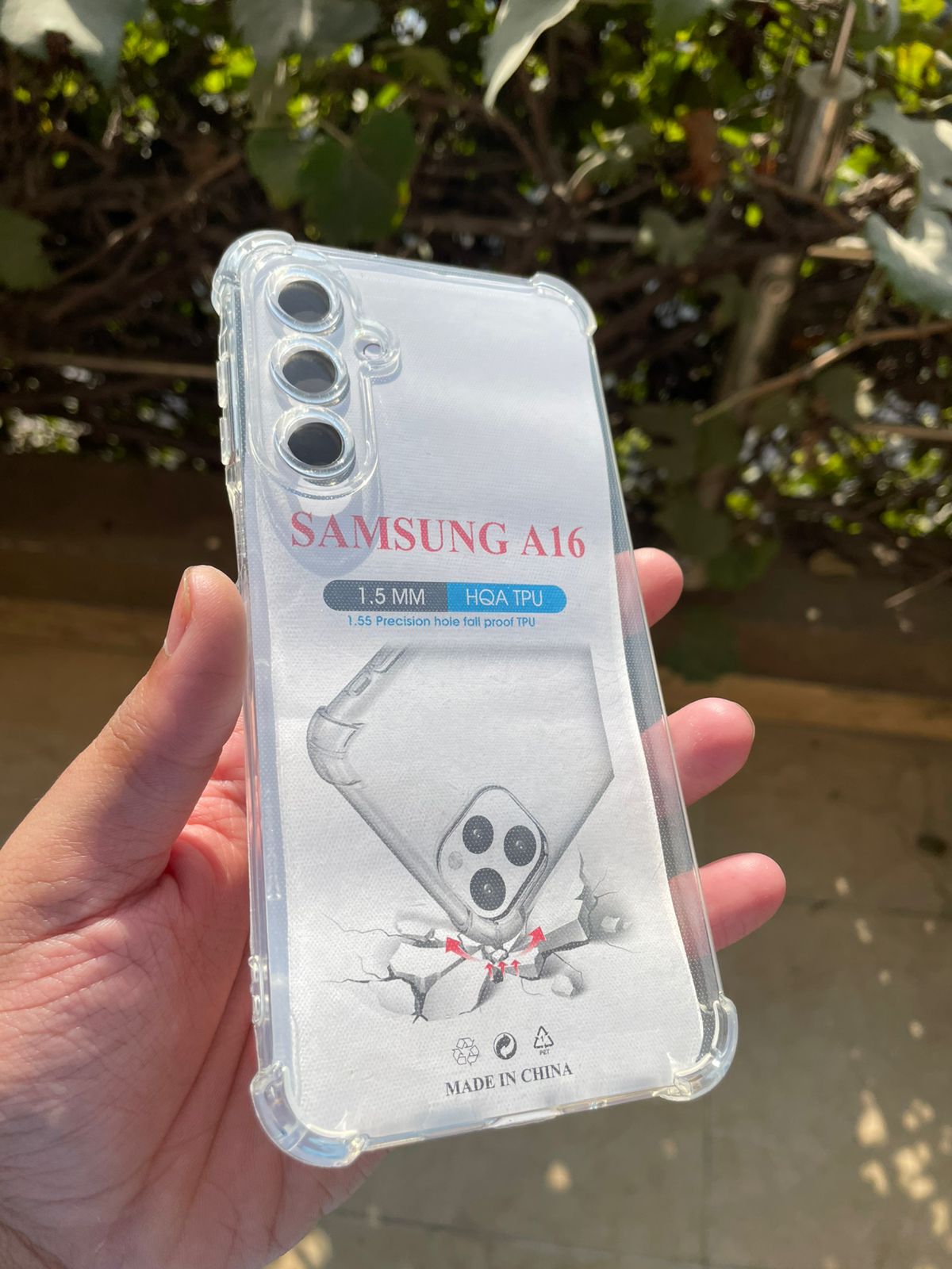 Soft Silicone Transparent TPU Case for Samsung Galaxy A16 – Clear Slim Shockproof Protective Cover