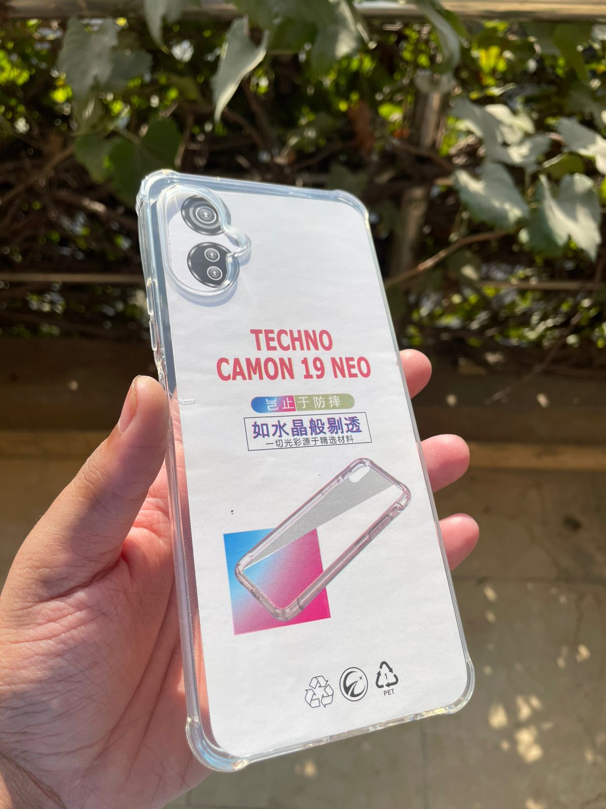 Soft Silicone Transparent Case for Tecno Camon 19 Neo – Clear TPU Back Cover | Slim Shockproof Protective Cover