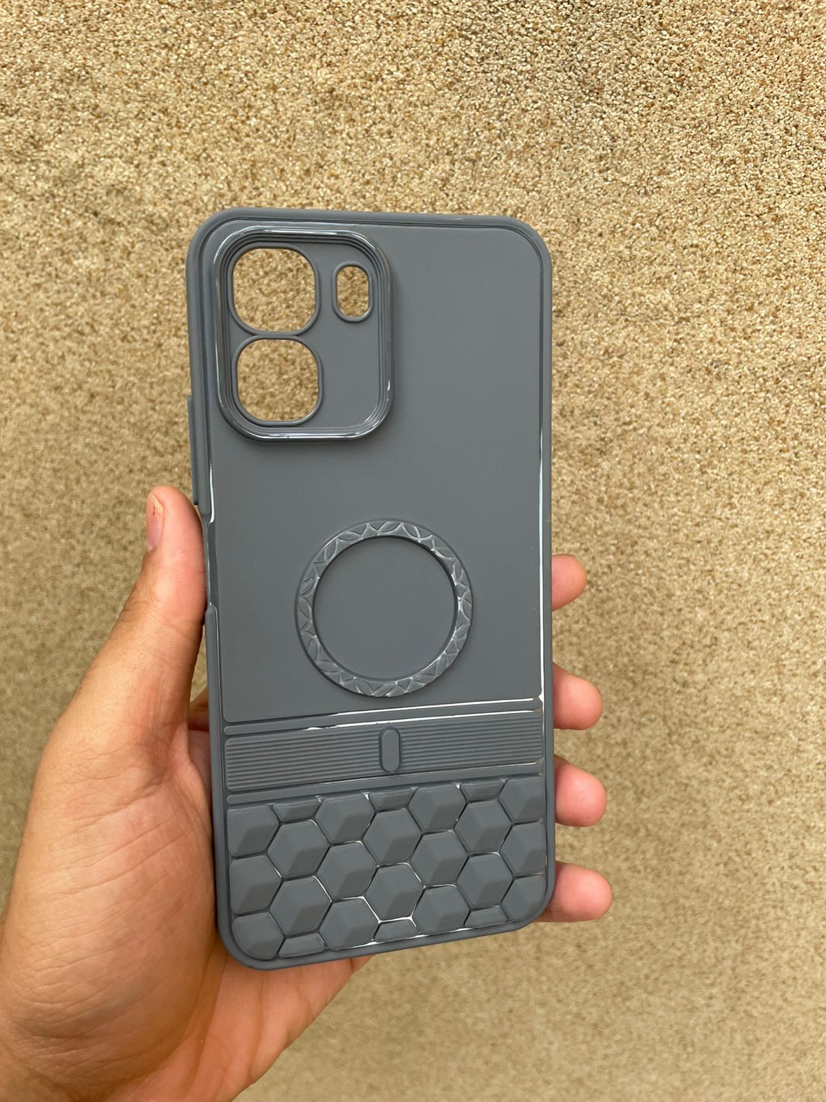 Stylish Silicone Design Case for OPPO A6x – Shockproof Soft Back Cover | Slim Protective Mobile Case