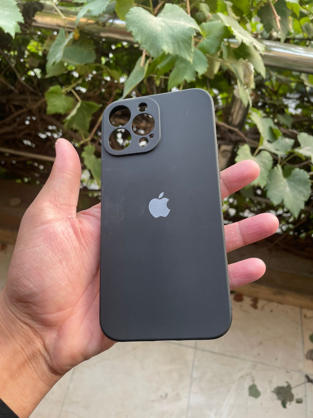 Original Apple Silicone Case for iPhone 13 Pro Max – Black Official Cover with Logo | Premium Soft Touch Case