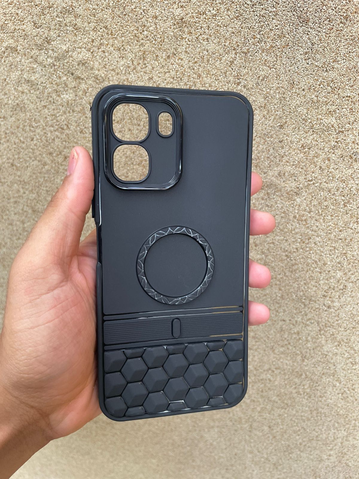 Stylish Silicone Design Case for OPPO A6x – Shockproof Soft Back Cover | Slim Protective Mobile Case