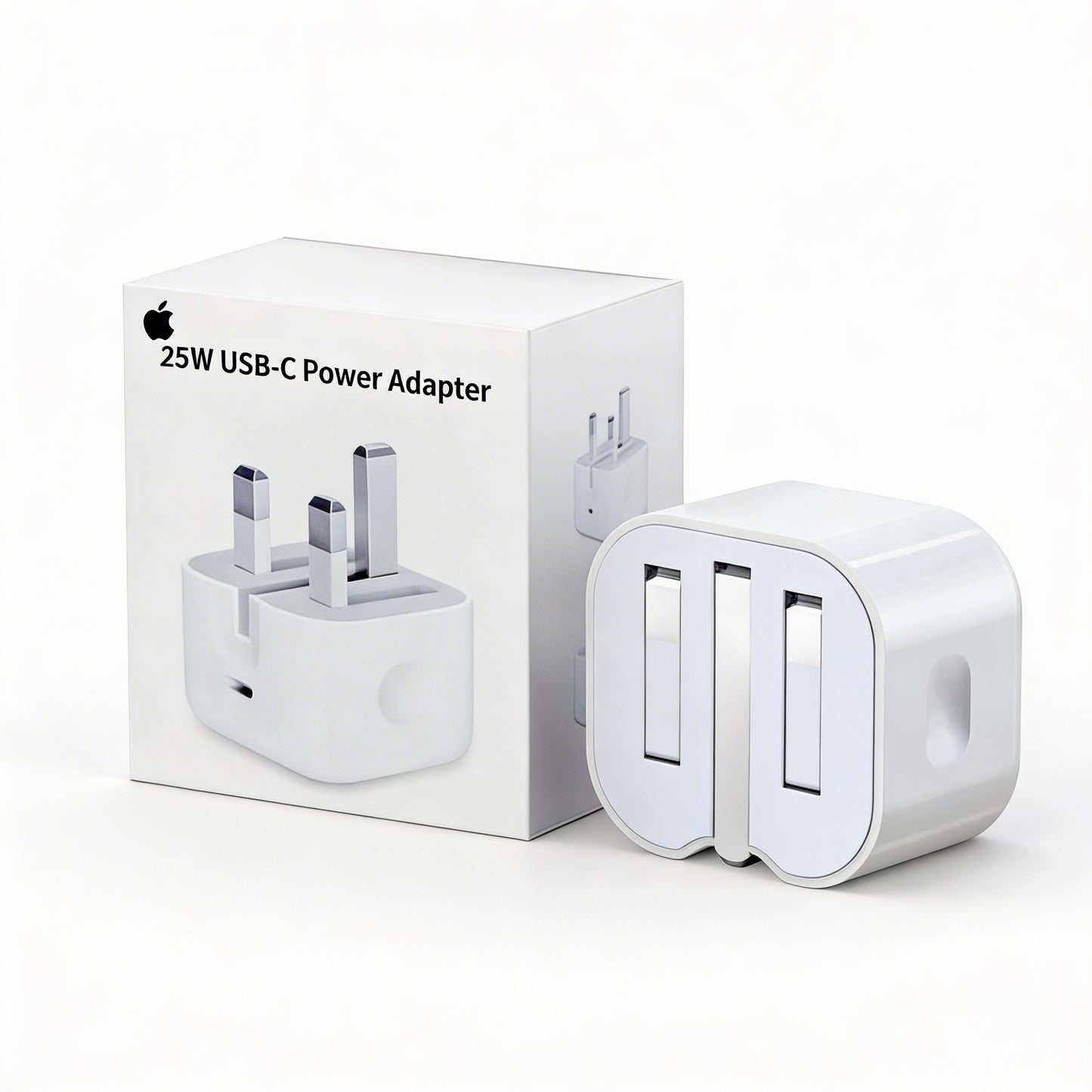 Original Apple 25W USB-C Power Adapter – 3-Pin Fast Charging Wall Charger | Premium Type-C Adapter