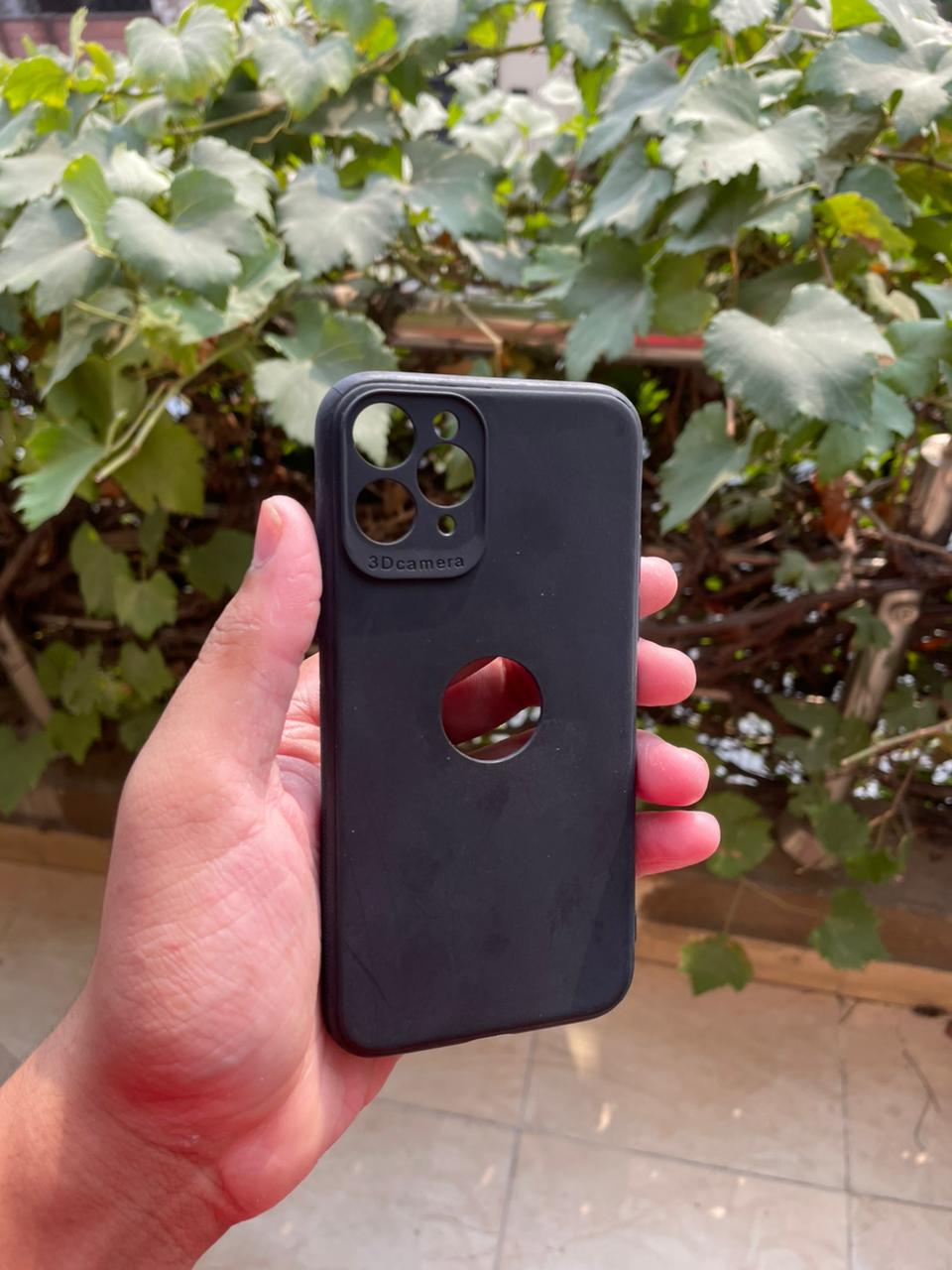 Silicone Soft Black Case for iPhone 11 Pro – Premium Matte Protective Back Cover | Slim Shockproof Mobile Case