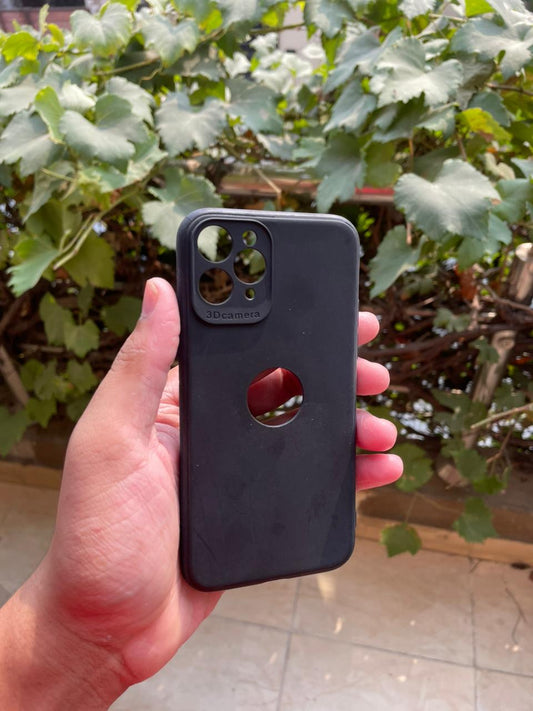 Silicone Soft Black Case for iPhone 11 Pro – Premium Matte Protective Back Cover | Slim Shockproof Mobile Case