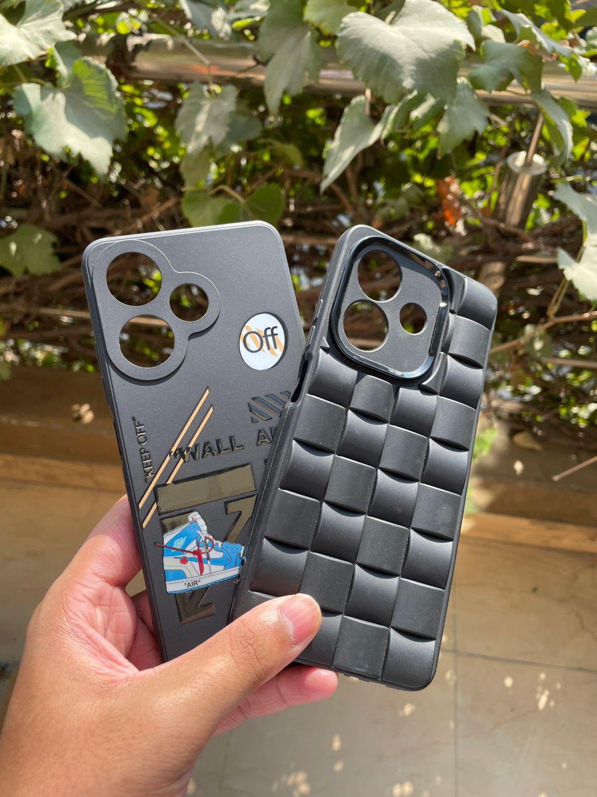 Silicone Box Puffer Design Case for Infinix Hot 30 – Shockproof Soft Back Cover | Stylish Protective Mobile Case