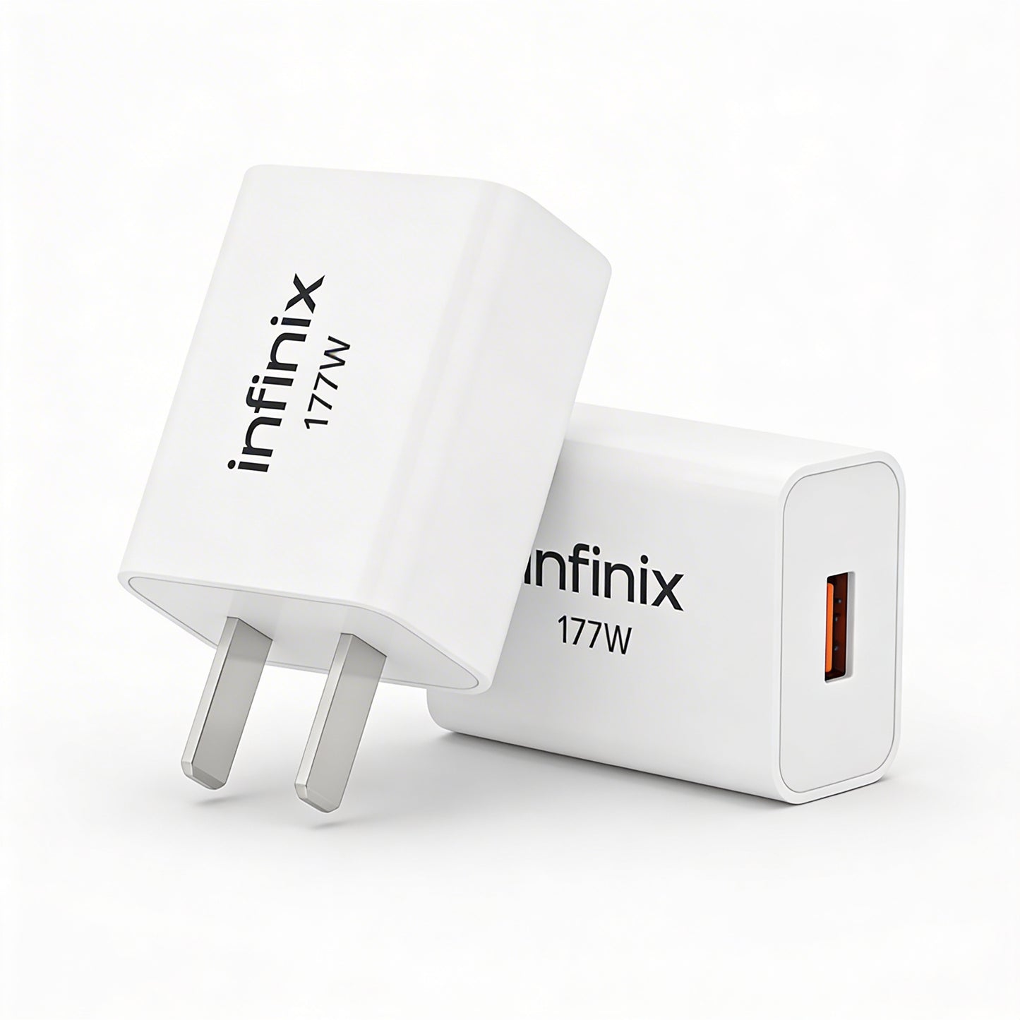 Original Infinix 177W Fast Charging Adapter – Single USB Port Super High-Power Charger | Premium Original Adapter