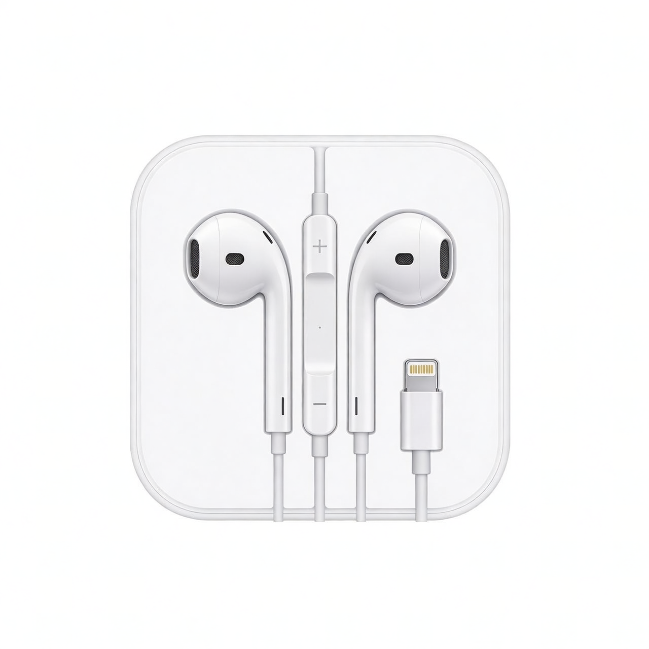 Original Apple Lightning Handsfree Earphones – Premium iPhone Wired Earbuds with Clear Sound & Deep Bass