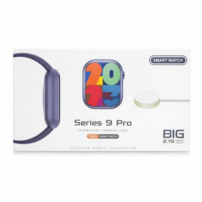 Series 9 Pro Smart Watch – 1 Strap Version | Magnetic Charger | Original Box Pack