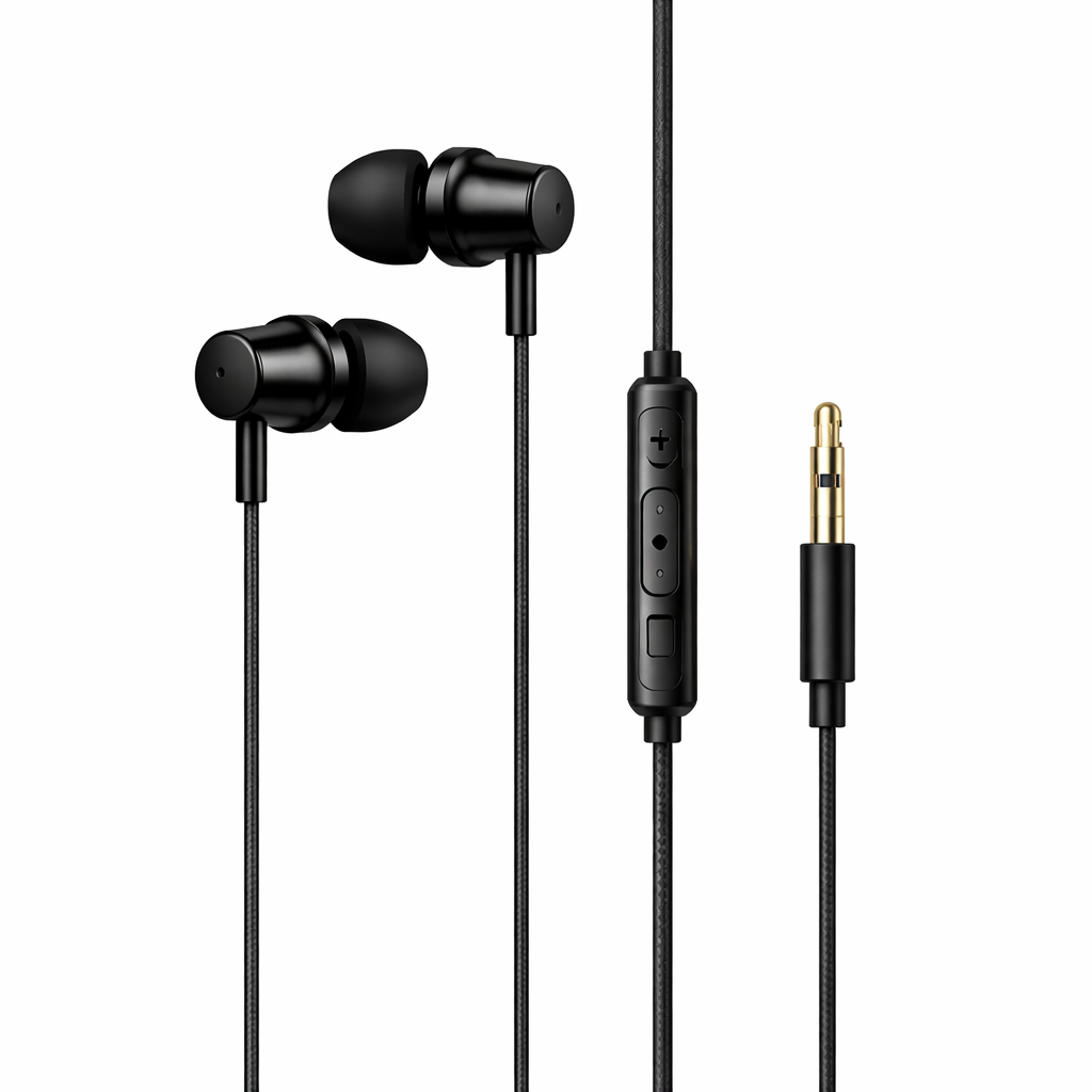 Premium Handsfree Earphones for Android – High Bass Wired Handsfree with Clear Sound | Compatible with Mobile, Tablets & Laptops