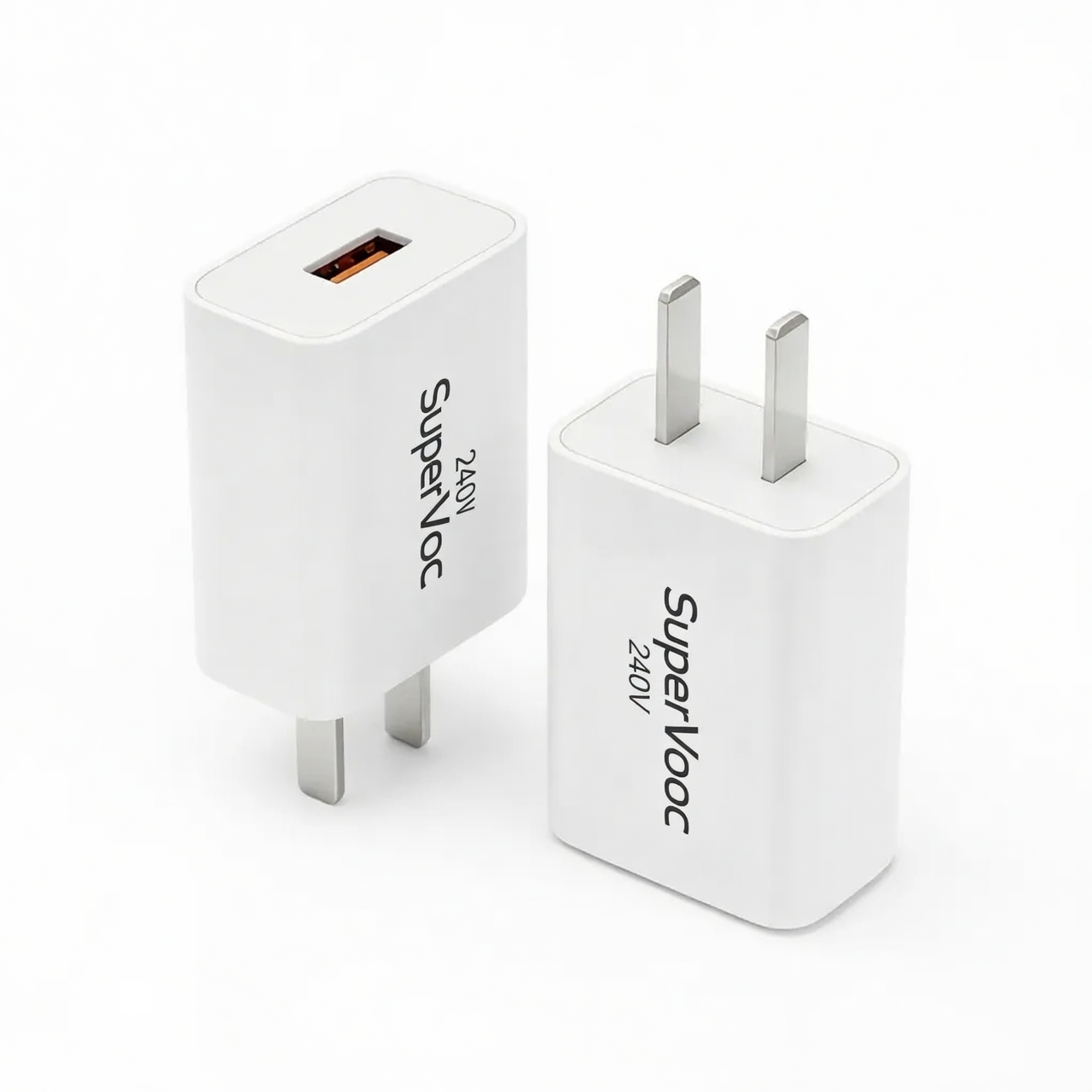 Original SuperVOOC 240V Adapter – 1 USB Port Fast Charger for Oppo & iQOO Mobiles | Premium Original Charger