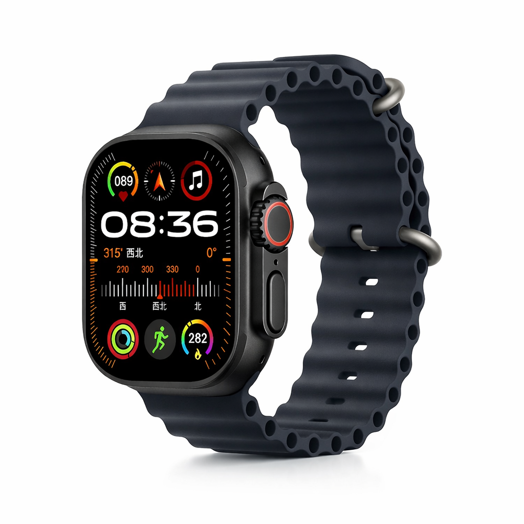 T900 Ultra 2 Smart Watch – Single Strap with Wireless Charger | HD Display Smartwatch
